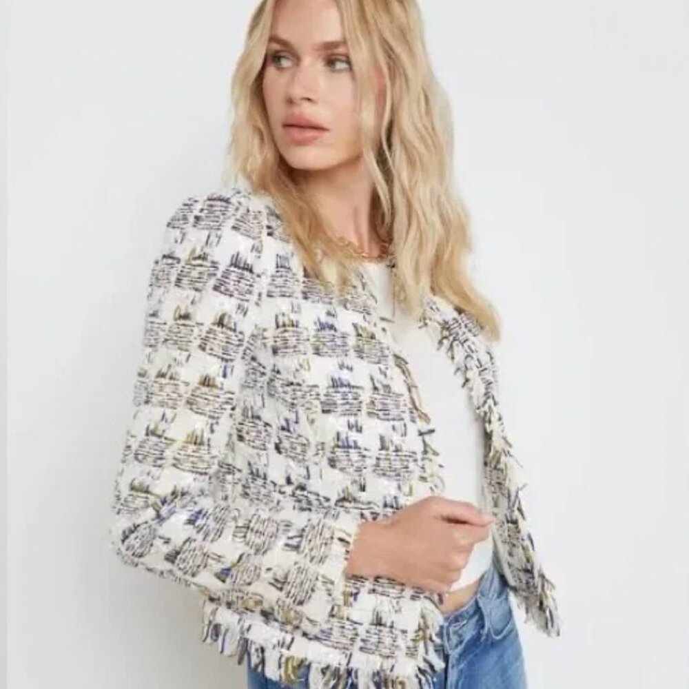 L'Agence tweed jacket NWT!